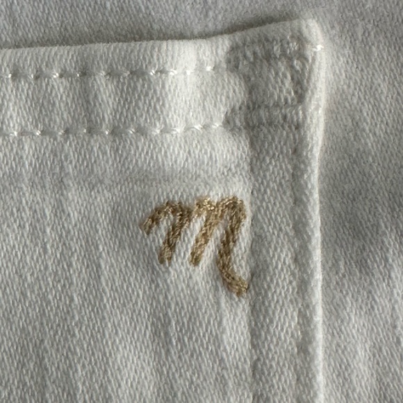 Madewell Women’s White High Rise Kick Out Jeans Size 30 - Picture 5 of 10